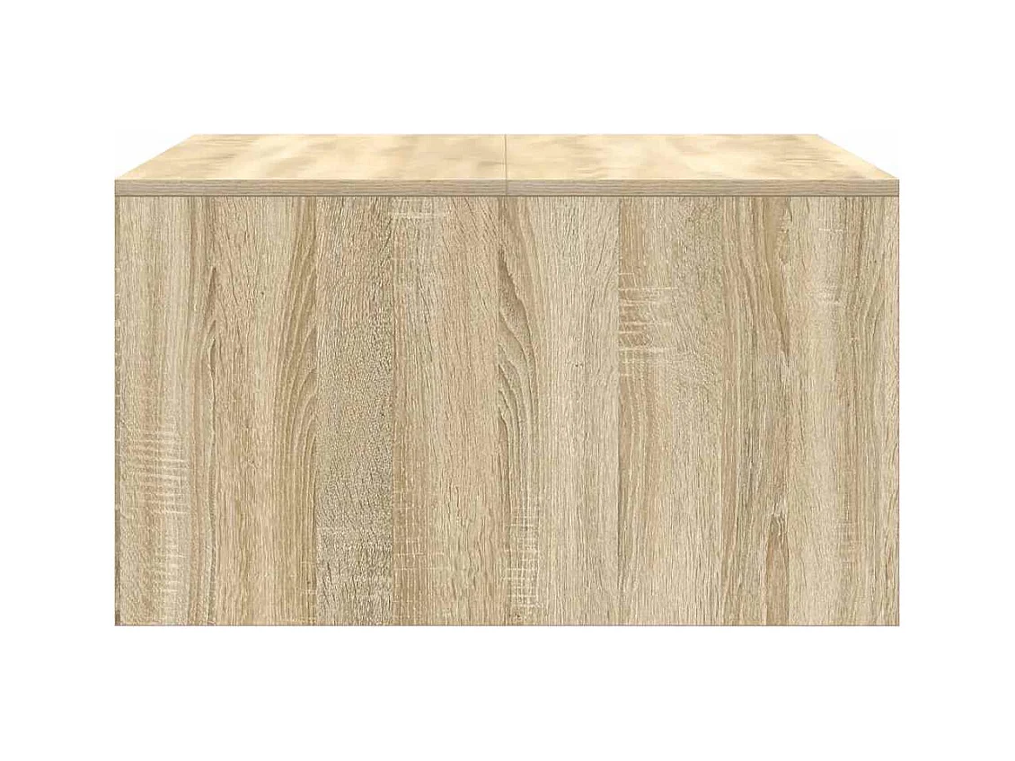 Table basse avec tiroirs chêne sonoma 70,5x70x40 cm