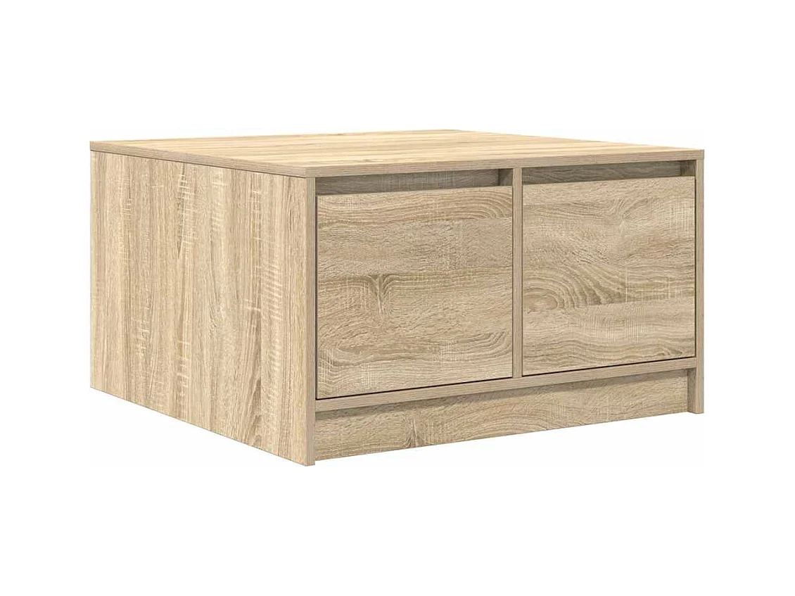 Table basse avec tiroirs chêne sonoma 70,5x70x40 cm