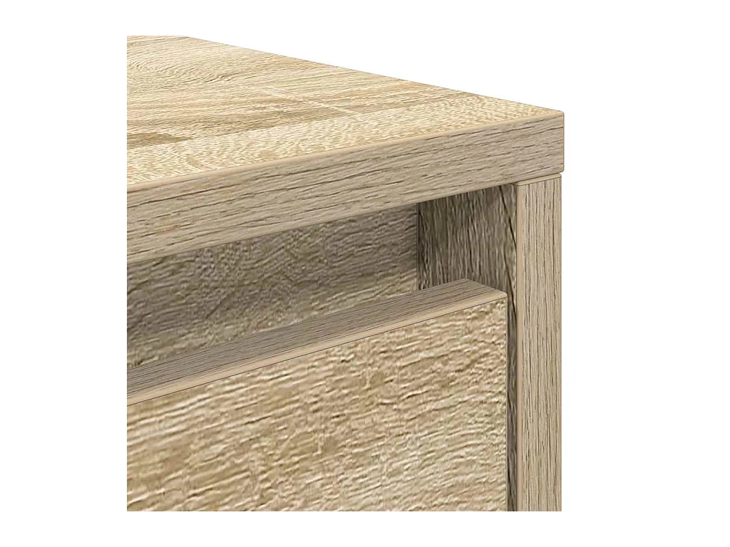 Table basse avec tiroirs chêne sonoma 70,5x70x40 cm