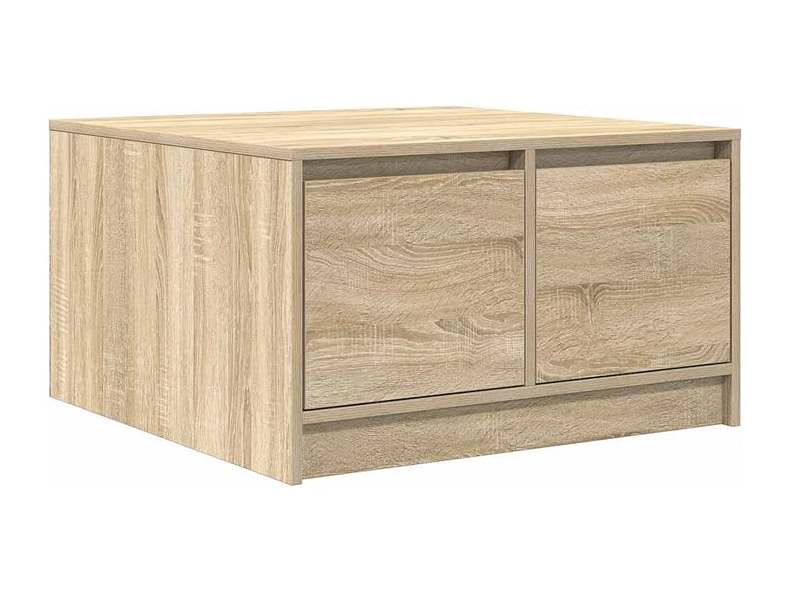 Table basse avec tiroirs chêne sonoma 70,5x70x40 cm