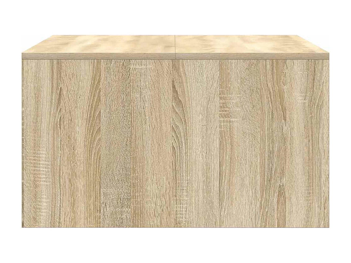 Table basse avec tiroirs chêne sonoma 70,5x70x40 cm