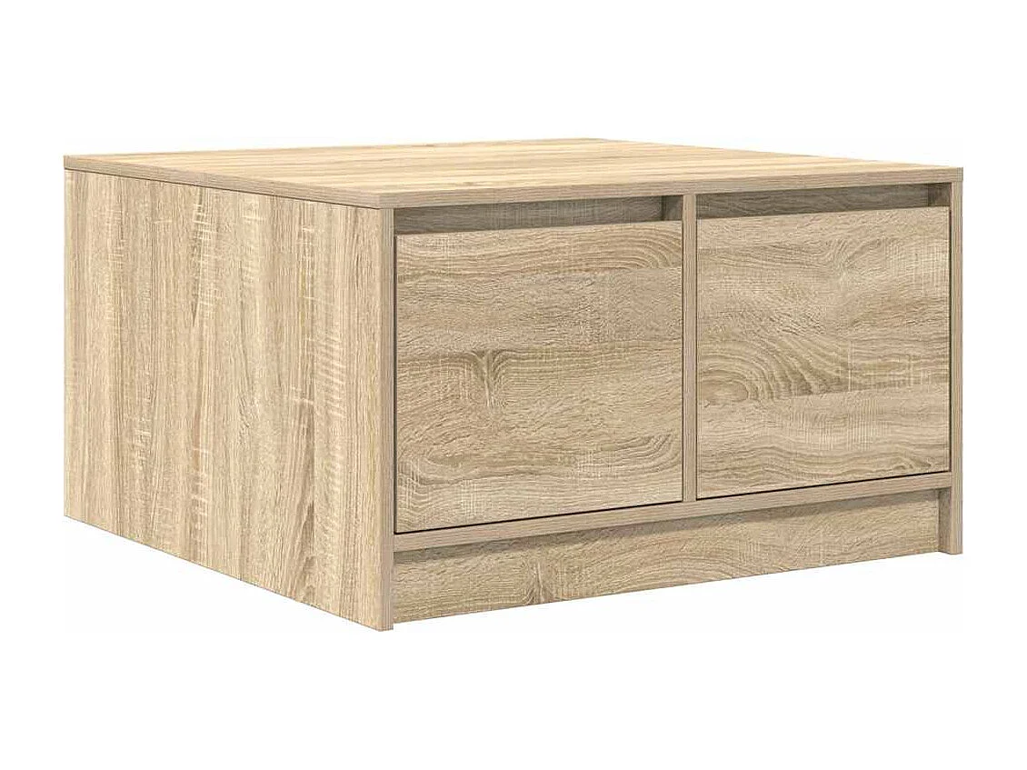 Table basse avec tiroirs chêne sonoma 70,5x70x40 cm