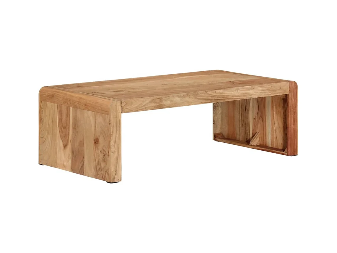 Mesa de centro 110x55x35 cm madeira de acácia maciça