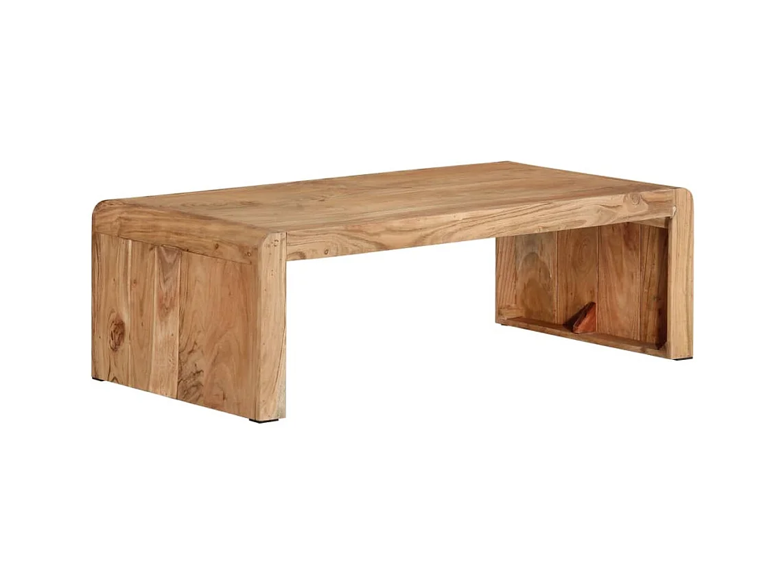 Mesa de centro 110x55x35 cm madeira de acácia maciça