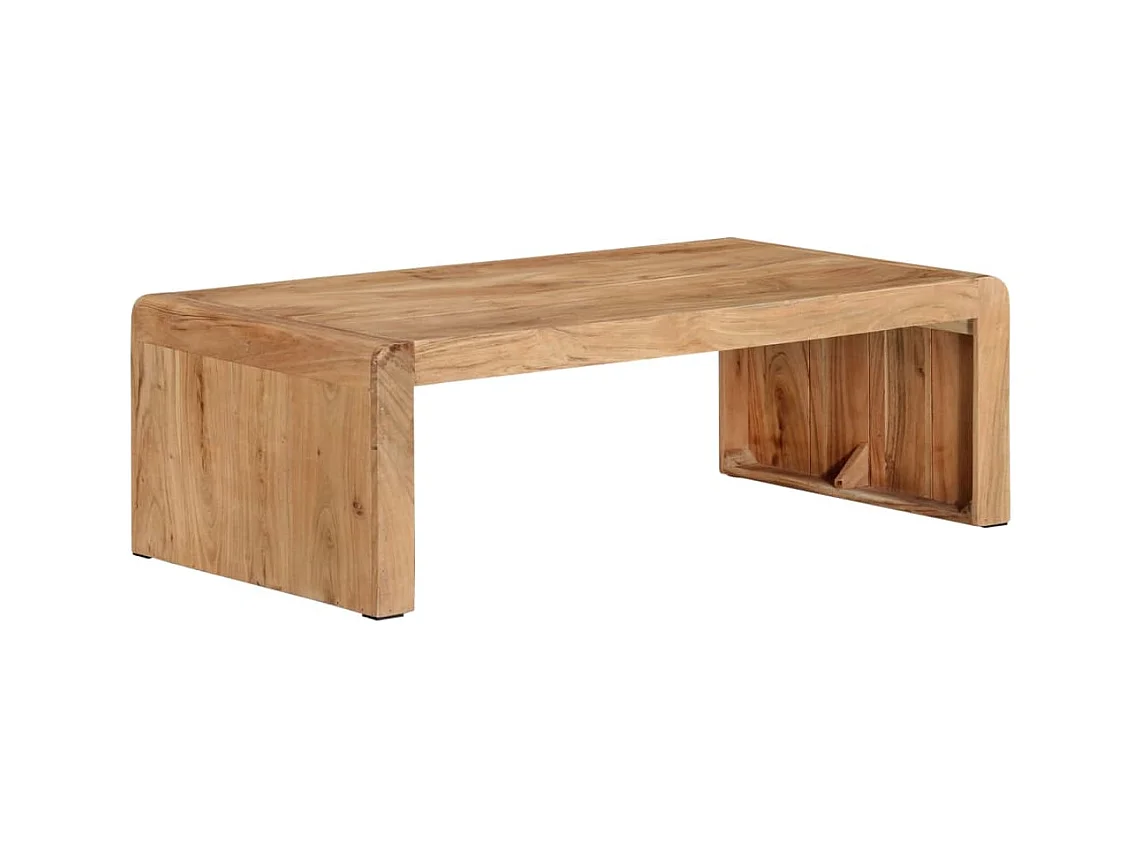 Mesa de centro 110x55x35 cm madeira de acácia maciça