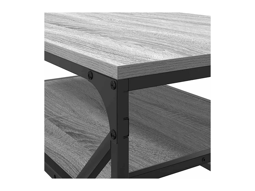 Table basse Sonoma gris 90 x 50 x 40 cm