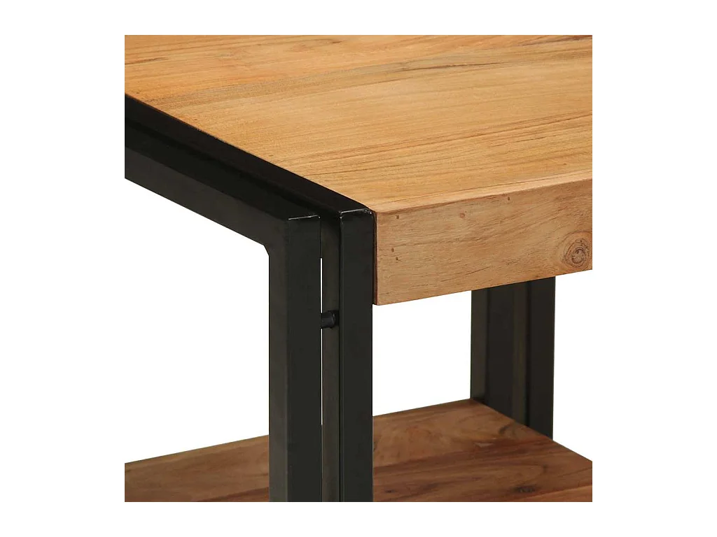 Table basse Marron 40 x 40 x 38 cm Bois d'acacia massif