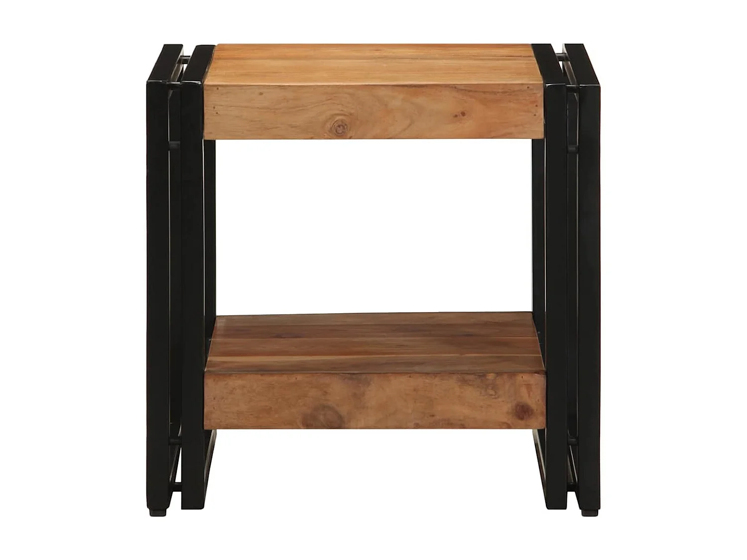 Table basse Marron 40 x 40 x 38 cm Bois d'acacia massif