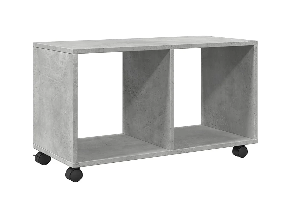 Table basse gris béton 72x33x42,5 cm bois d’ingénierie