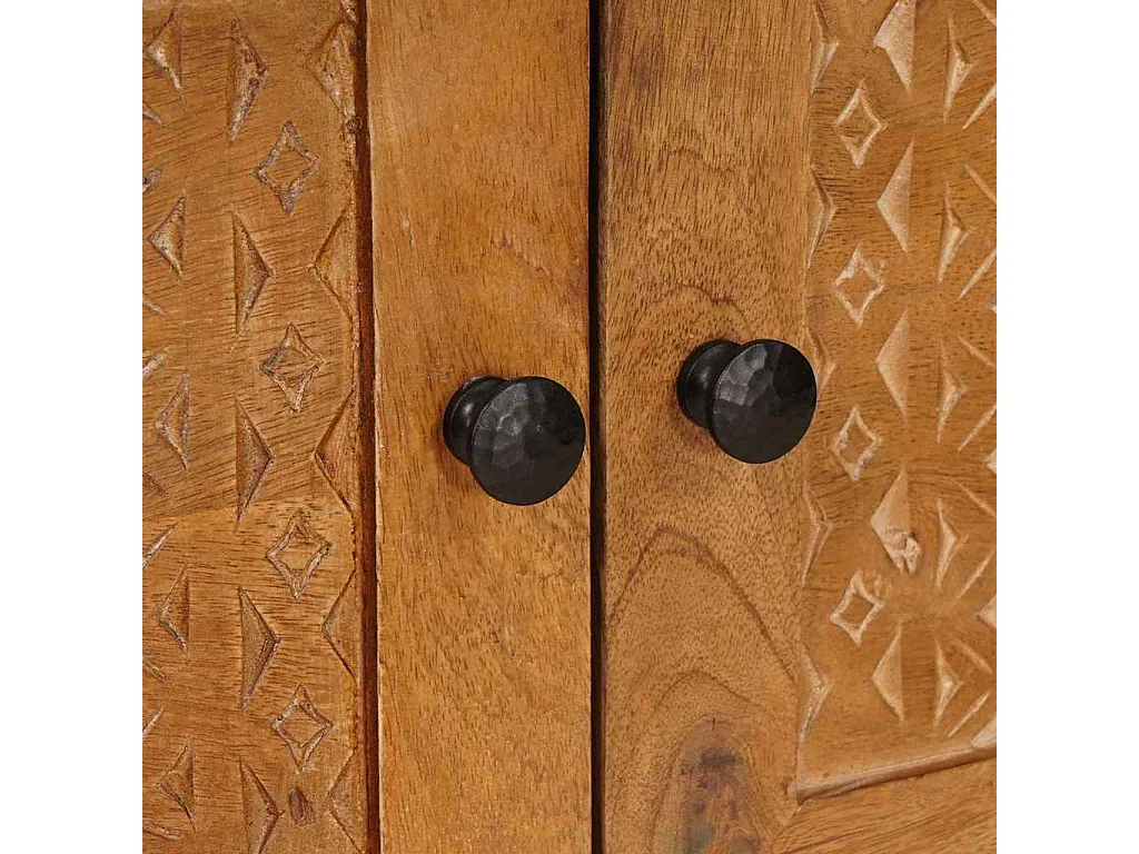 Table basse avec stockage Marron clair 80 x 50 x 40 cm