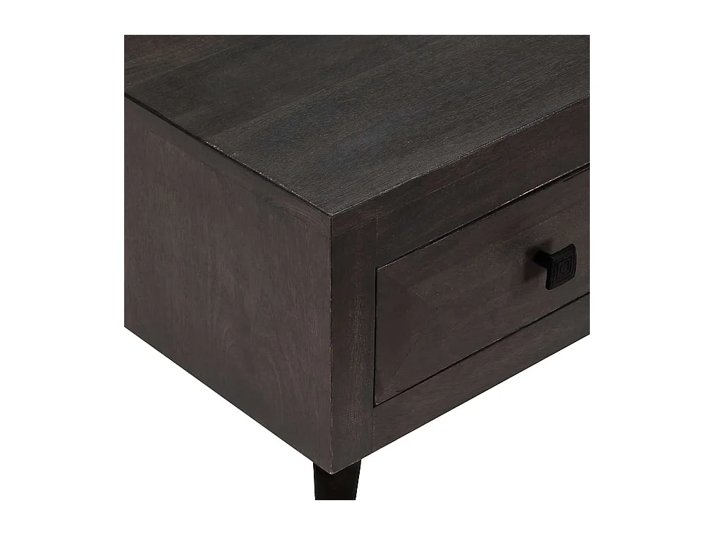 Table basse bois de manguier massif 100x60x35 cm