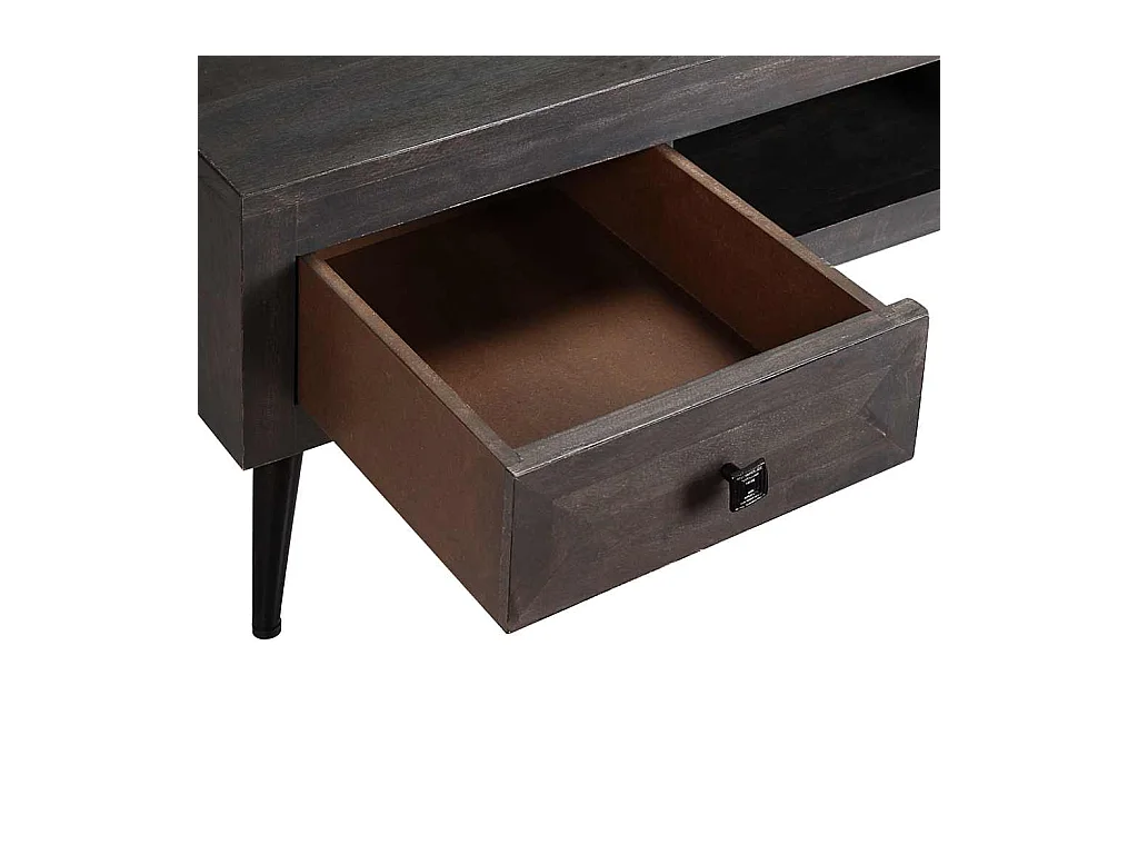 Table basse bois de manguier massif 100x60x35 cm