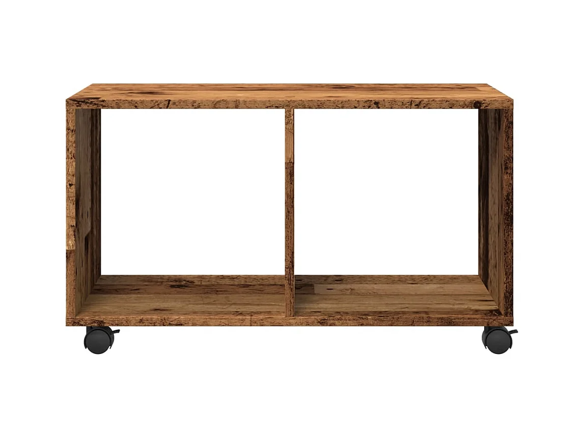 Table basse vieux bois 72x33x42,5 cm bois d'ingénierie