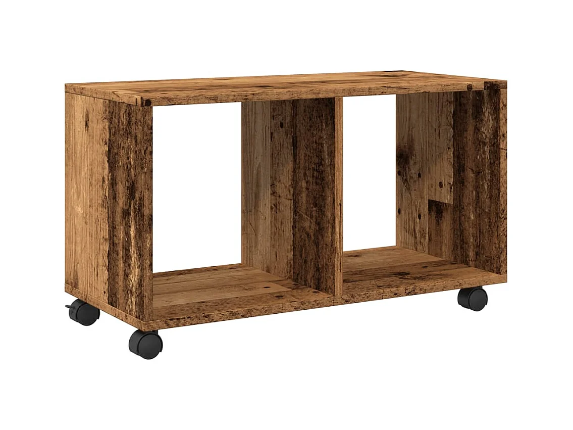 Table basse vieux bois 72x33x42,5 cm bois d'ingénierie