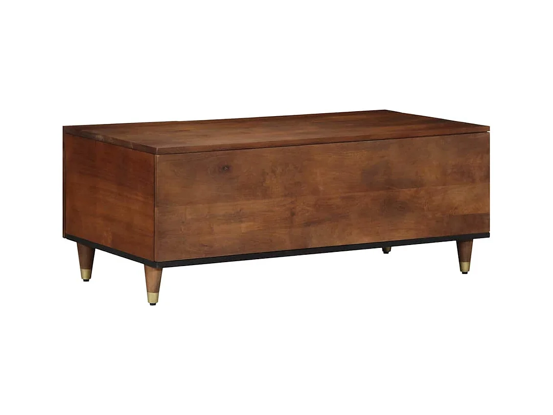 Table basse marron miel 100 x 54 x 40 cm