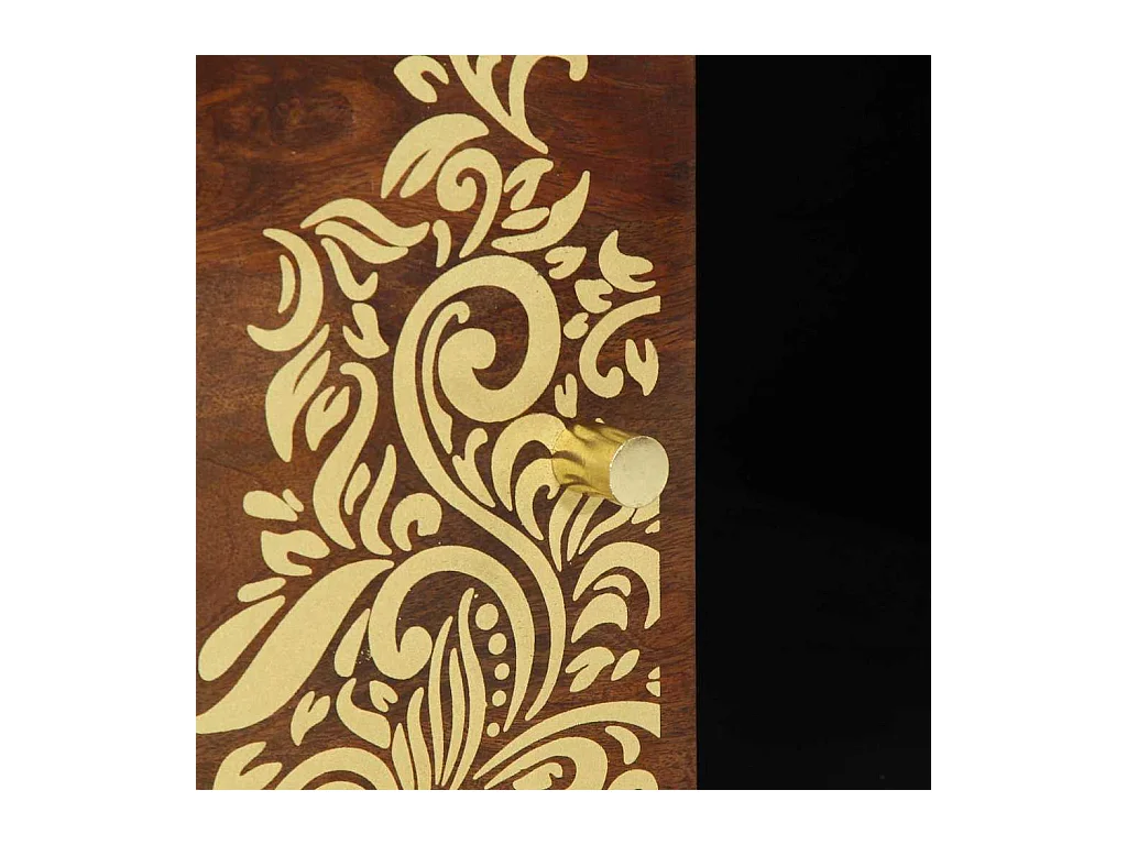 Table basse marron miel 100 x 54 x 40 cm