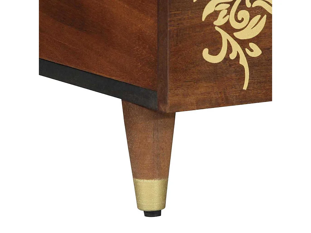 Table basse marron miel 100 x 54 x 40 cm