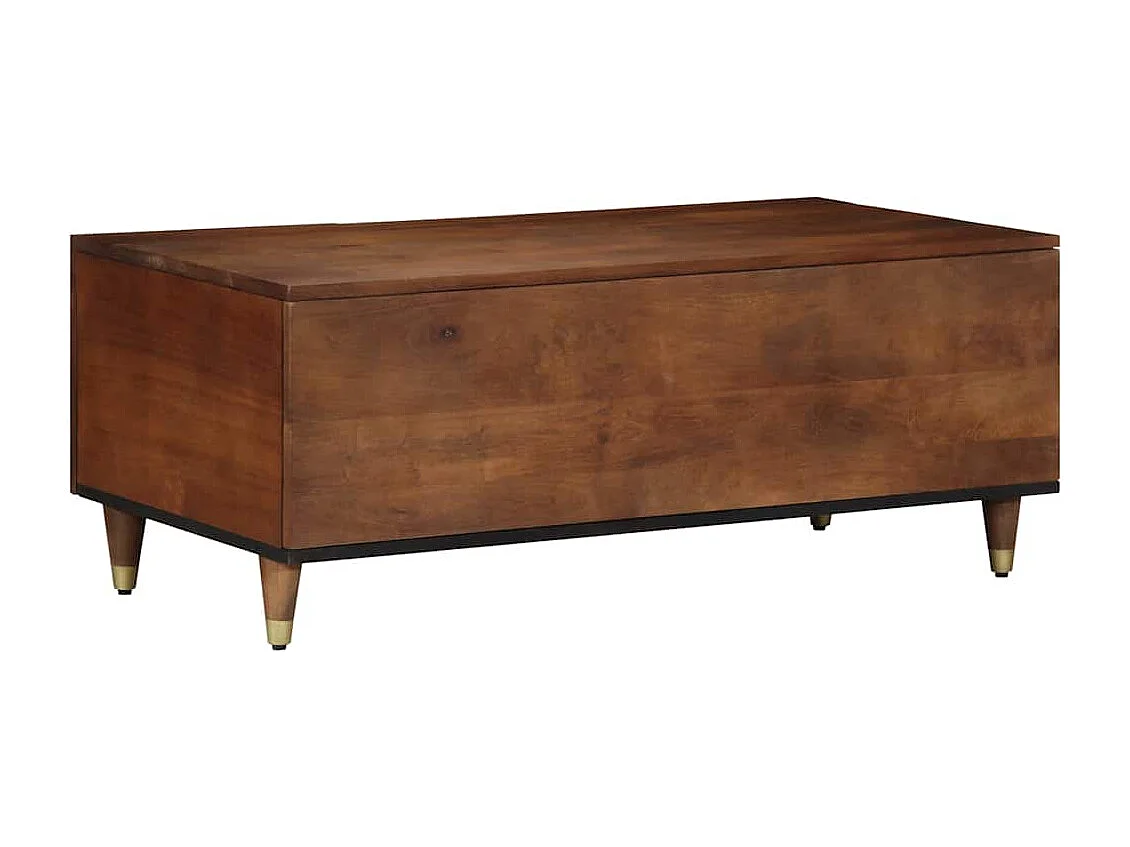 Table basse marron miel 100 x 54 x 40 cm