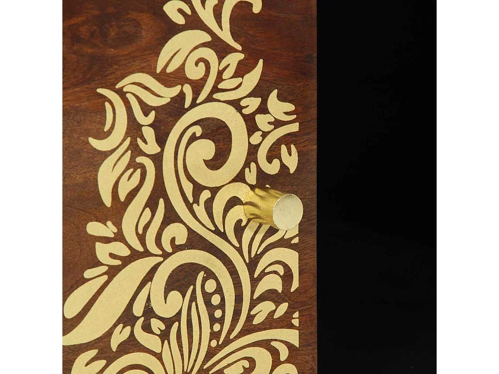 Table basse marron miel 100 x 54 x 40 cm