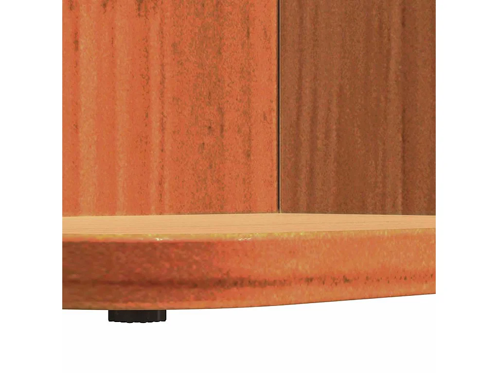 Table basse Marron cire 80 x 39,5 x 33,5 cm Bois massif en pin