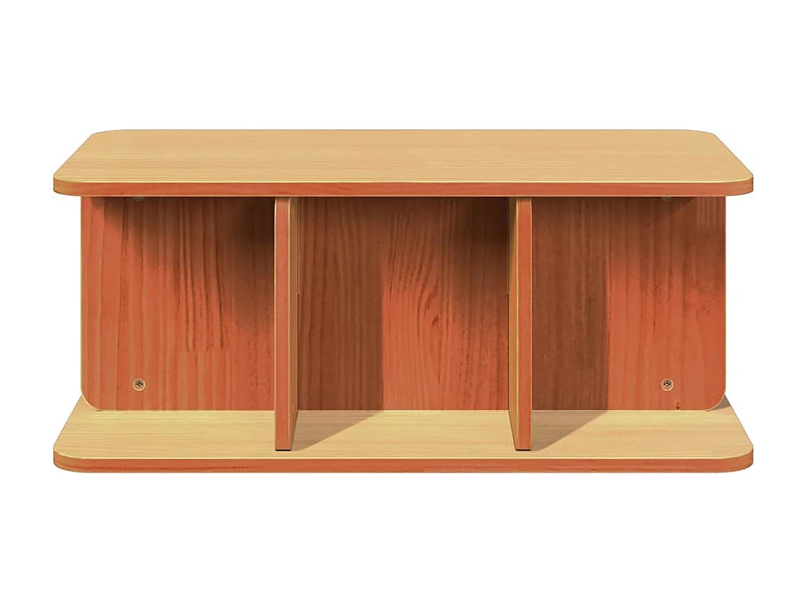 Salontafel Wasbruin 80 x 39.5 x 33.5 cm Massief grenenhout