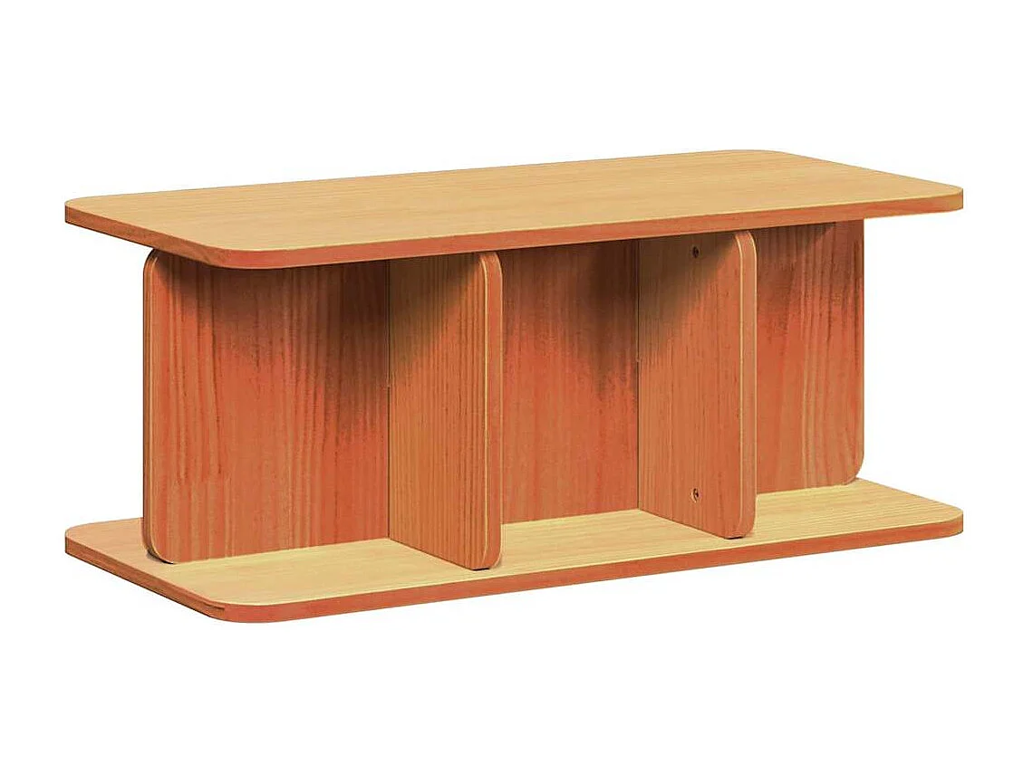Salontafel Wasbruin 80 x 39.5 x 33.5 cm Massief grenenhout