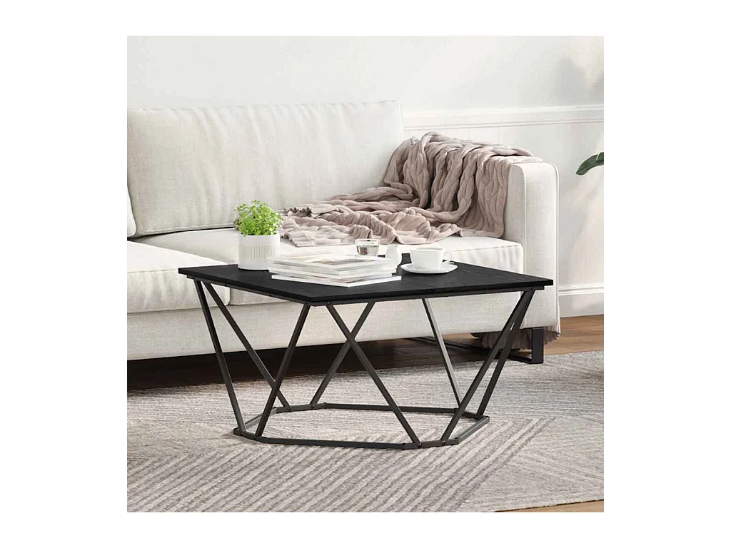 Table basse Chêne noir 80 x 80 x 45 cm