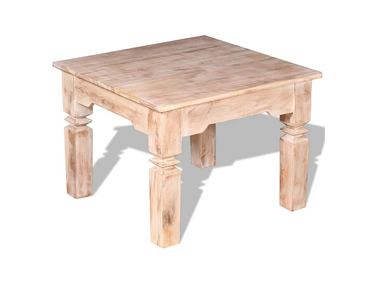 Table basse Bois d'acacia 60x60x45 cm