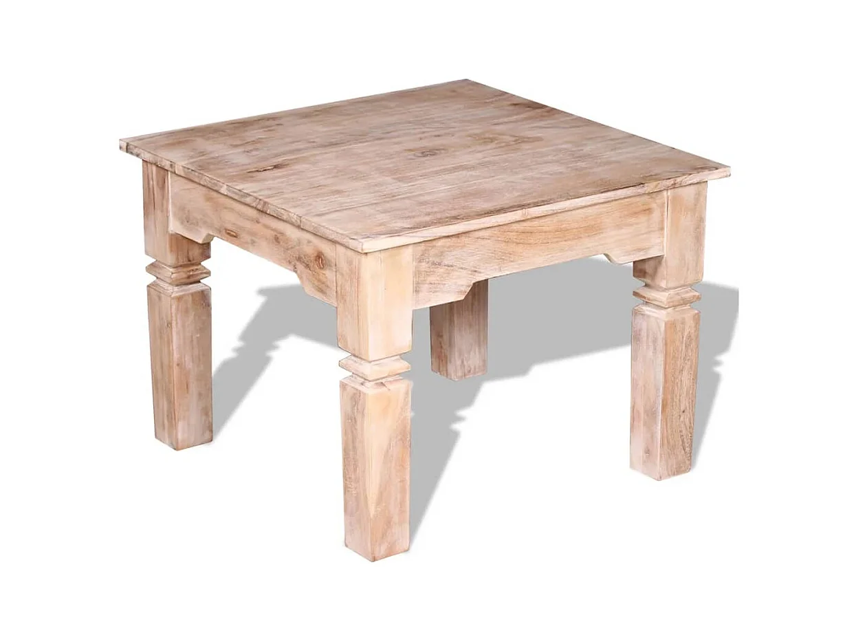 Table basse Bois d'acacia 60x60x45 cm