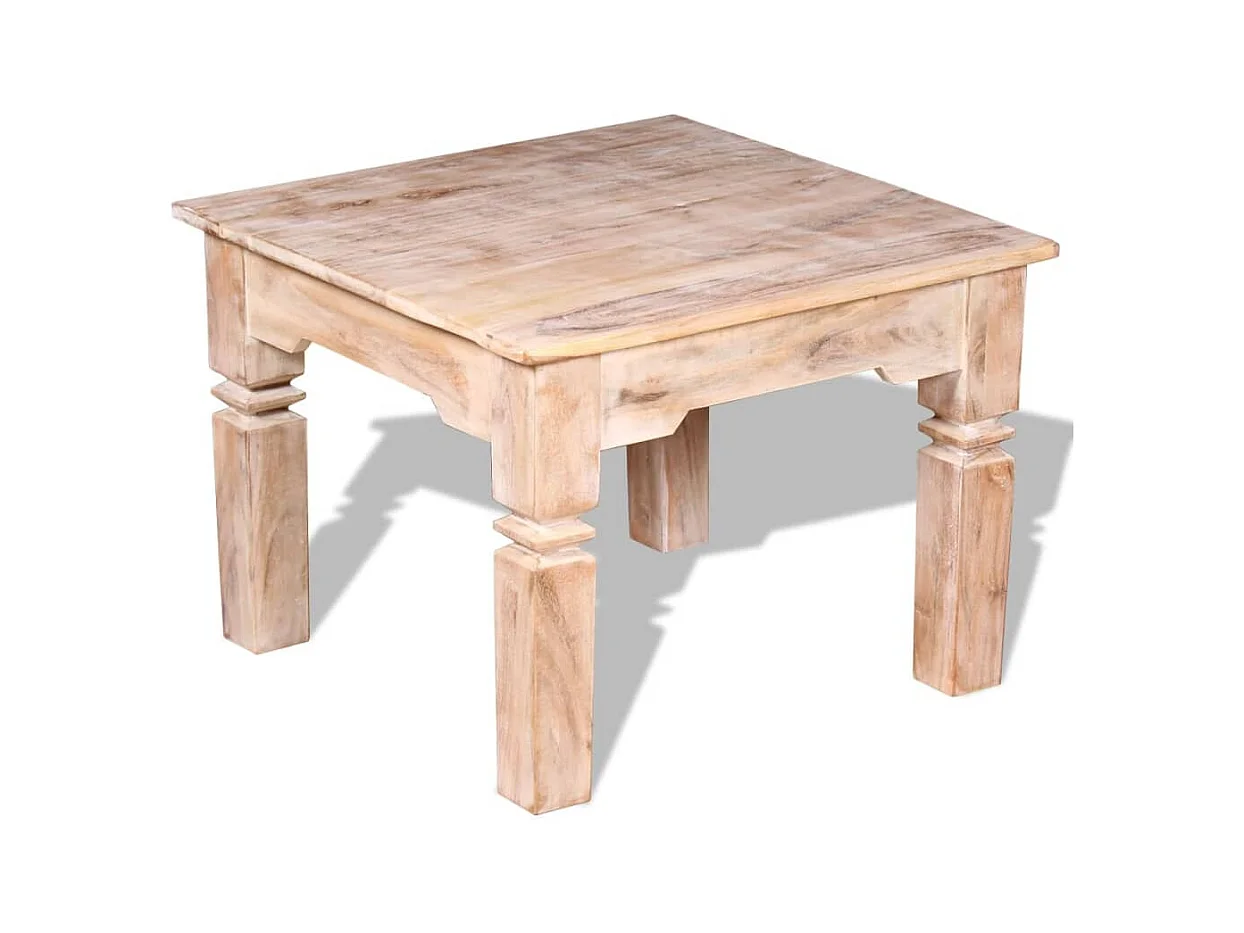 Table basse Bois d'acacia 60x60x45 cm