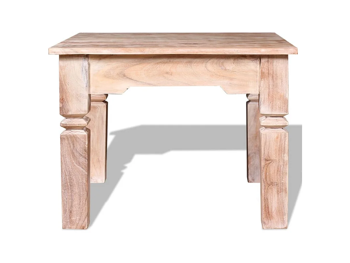 Table basse Bois d'acacia 60x60x45 cm