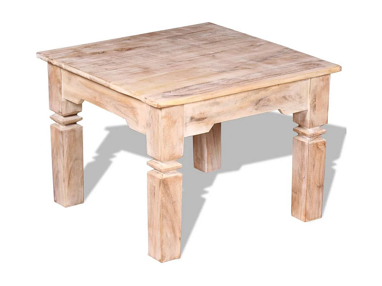 Table basse Bois d'acacia 60x60x45 cm