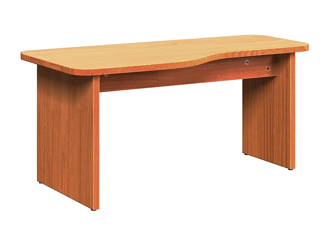 Mesa de centro Castanho-mel 100 x 69 x 35.5 cm