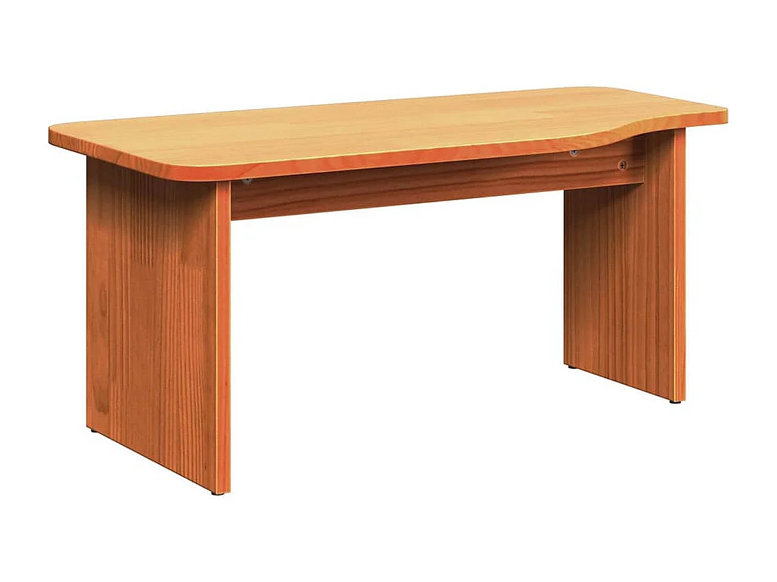 Mesa de centro Castanho-mel 100 x 69 x 35.5 cm