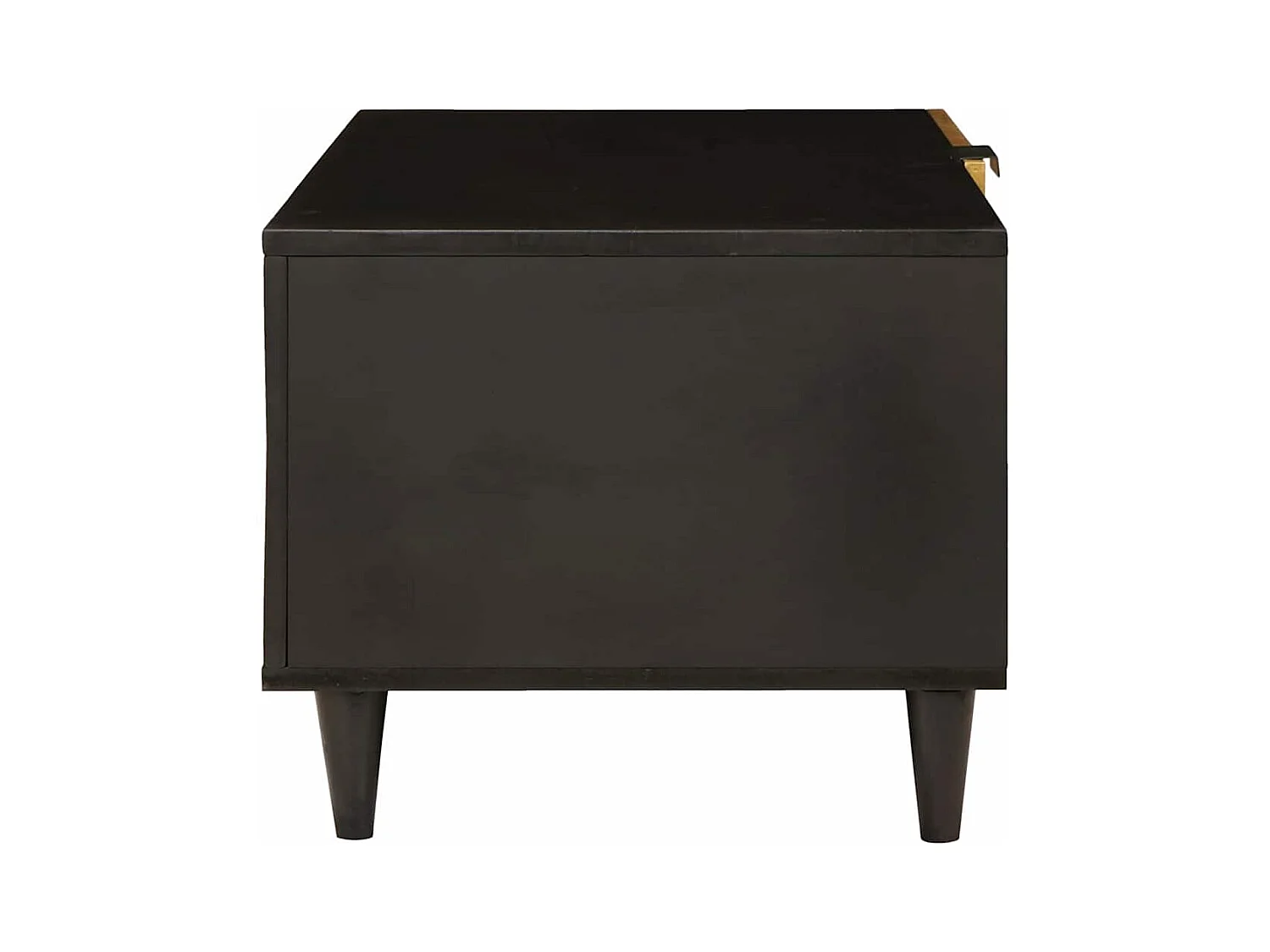 Table basse Noir et or 80 x 50 x 40 cm