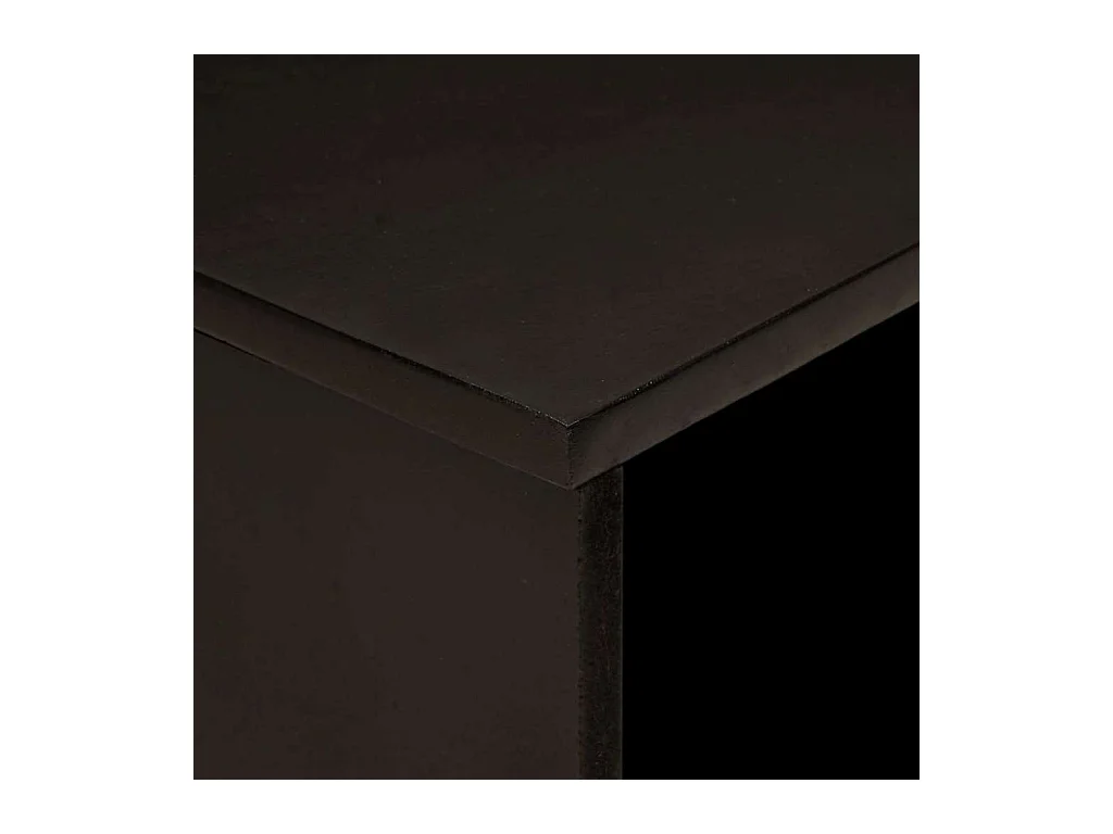 Table basse Noir et or 80 x 50 x 40 cm