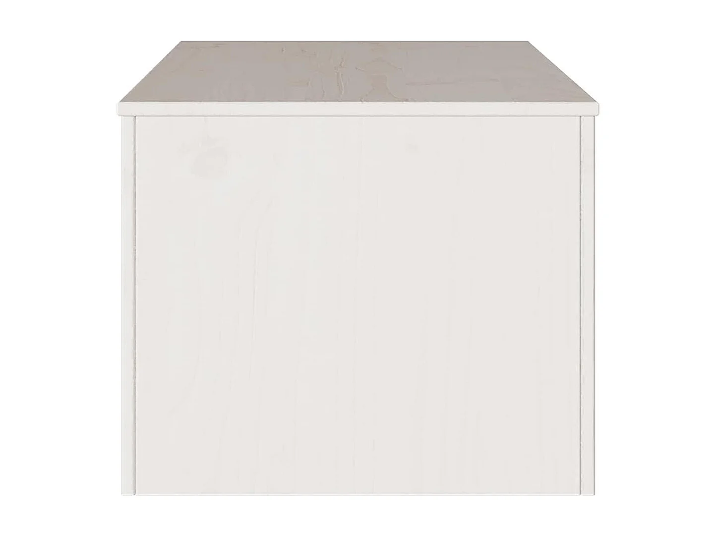 Table basse Drammen Blanc 99 x 55 x 45 cm Bois massif en pin