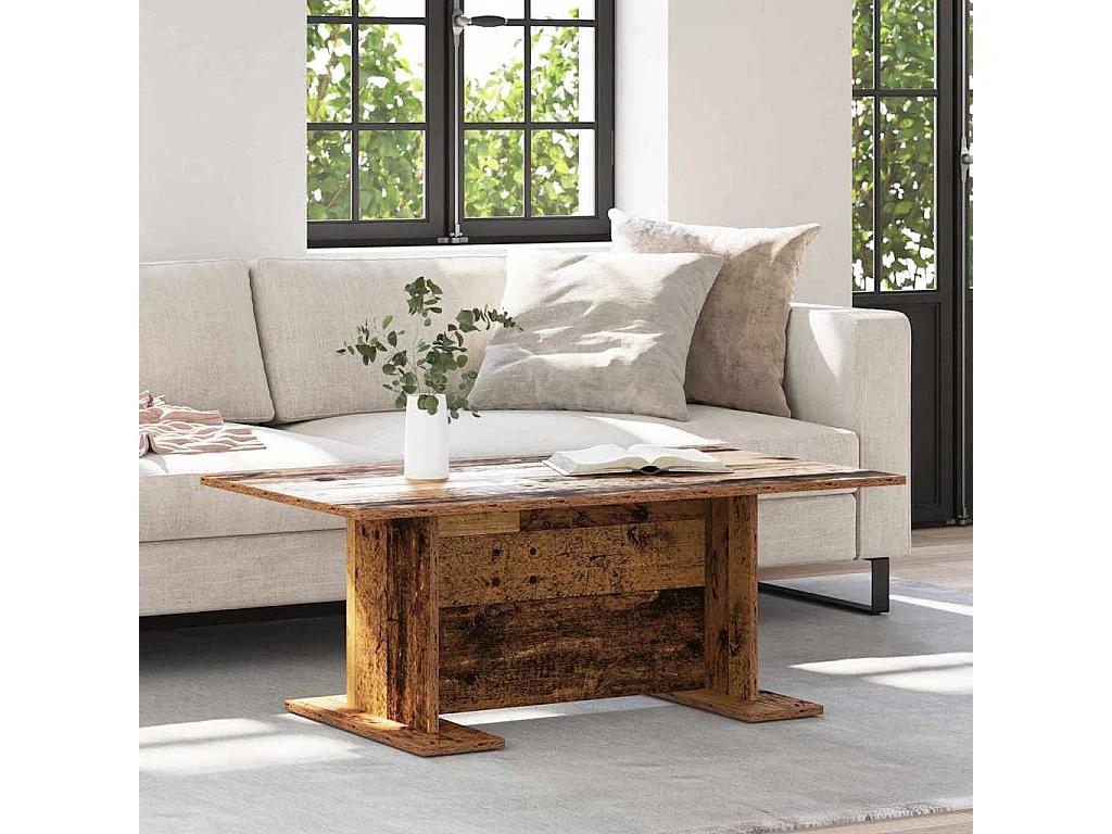 Mesa de Café Madera vieja 103.5 x 60 x 40 cm