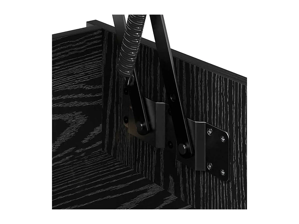 Table basse Chêne noir 80 x 50.5 x 41.5 cm Bois d'ingénierie