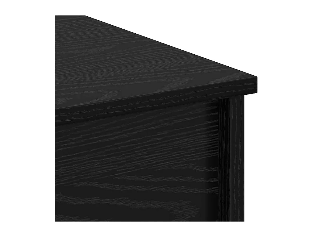 Table basse Chêne noir 80 x 50.5 x 41.5 cm Bois d'ingénierie