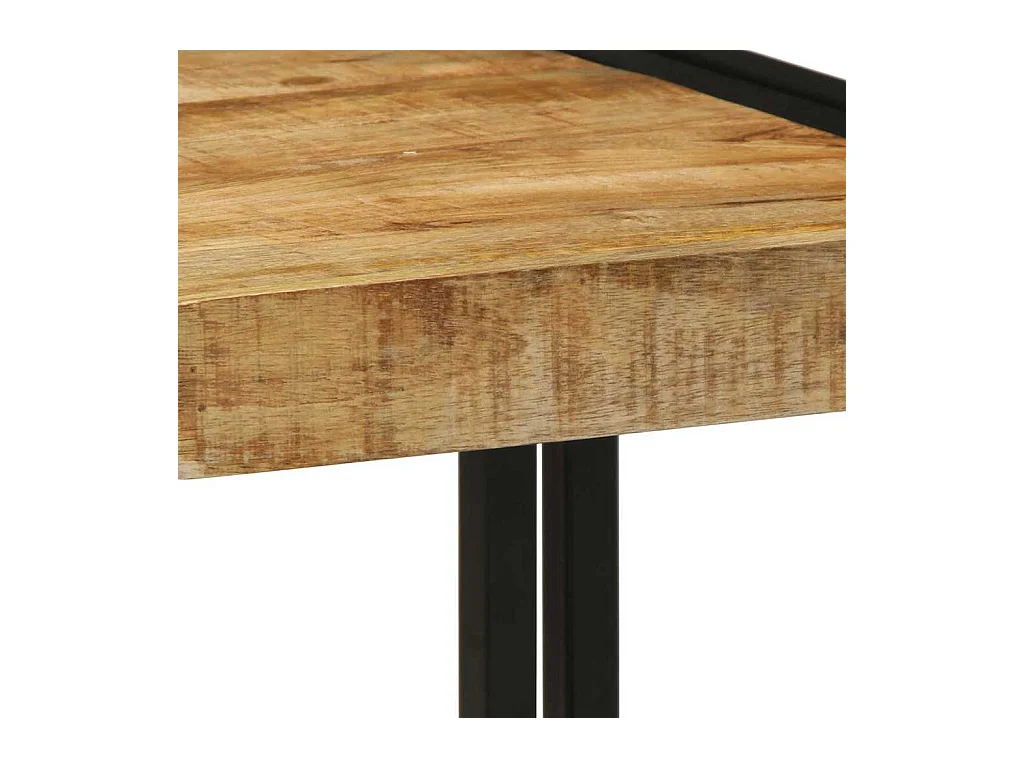 Table basse Marron 40 x 40 x 38 cm bois de manguier massif