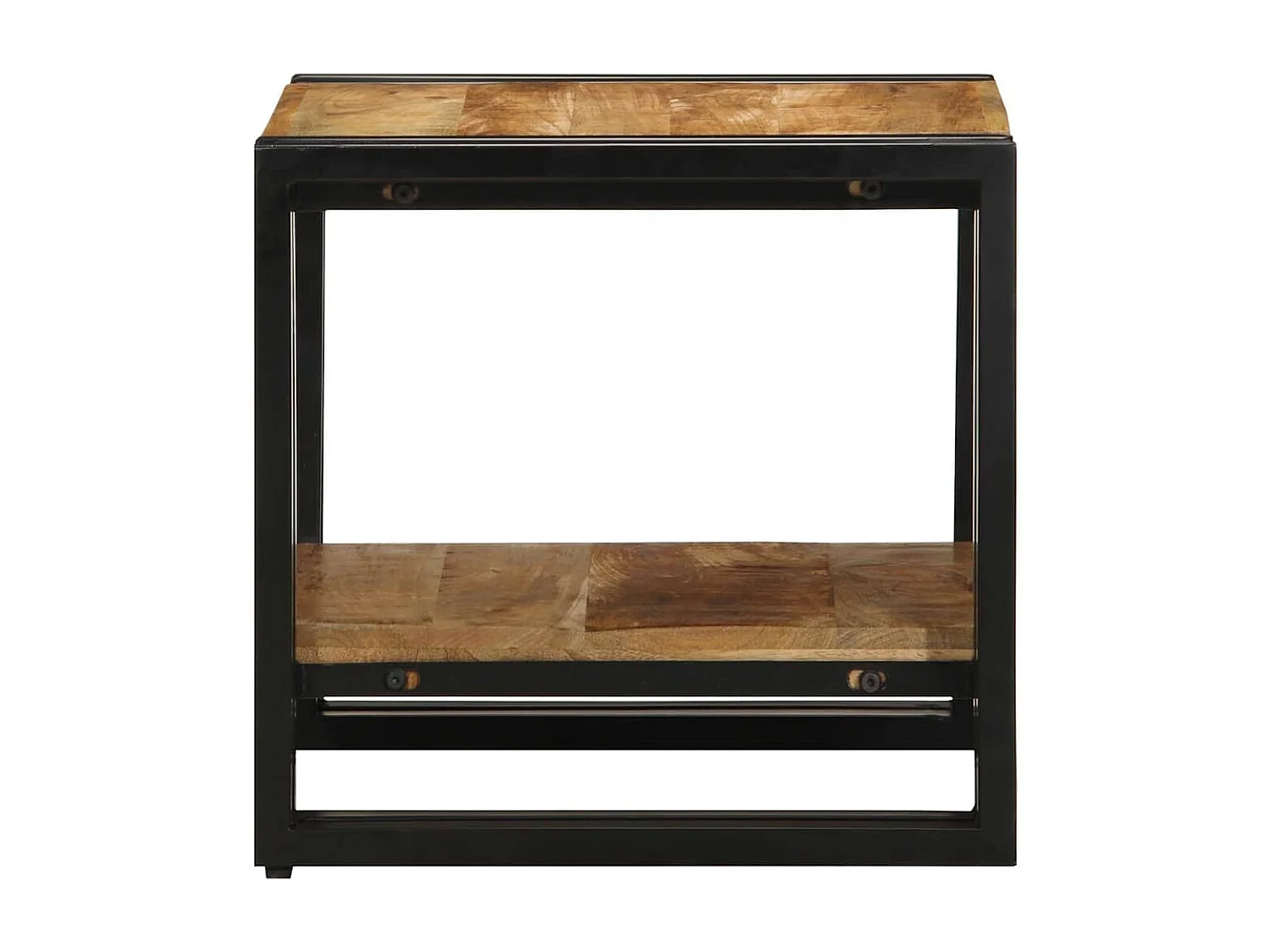 Table basse Marron 40 x 40 x 38 cm bois de manguier massif