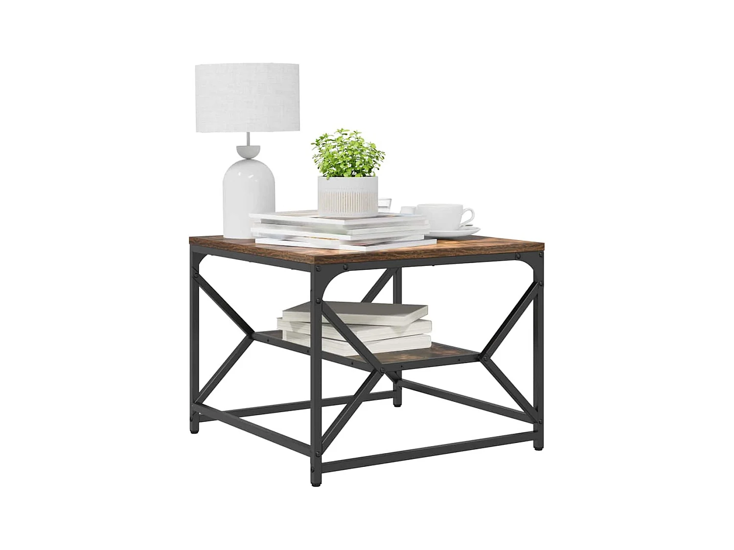 Table basse Chêne fumé 51 x 50 x 40 cm