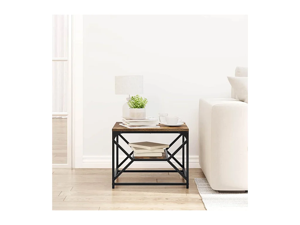 Table basse Chêne fumé 51 x 50 x 40 cm