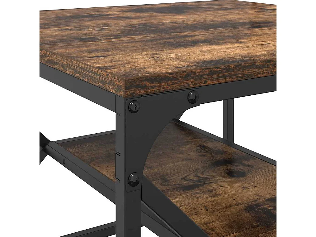 Mesa de centro Carvalho fumado 51 x 50 x 40 cm