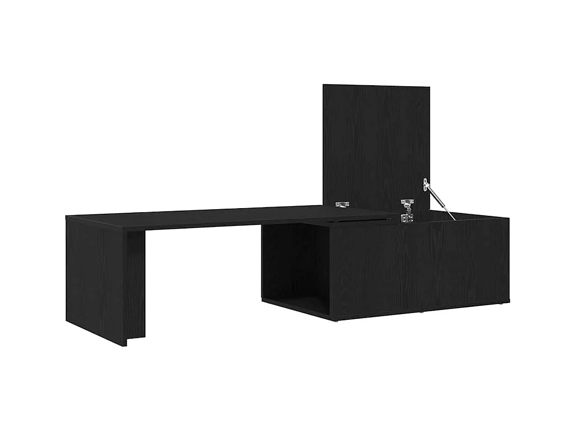 Table basse Chêne noir 150 x 50 x 35 cm Bois d'ingénierie
