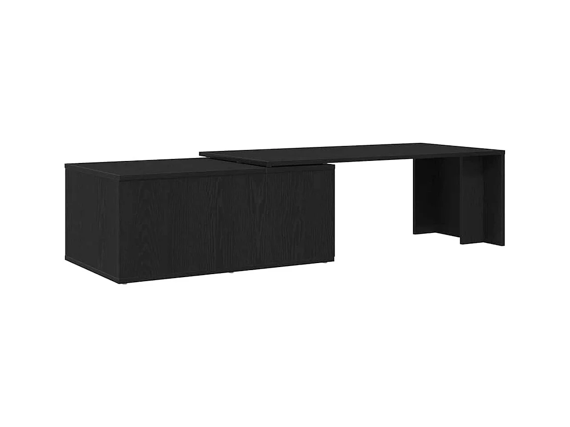 Table basse Chêne noir 150 x 50 x 35 cm Bois d'ingénierie