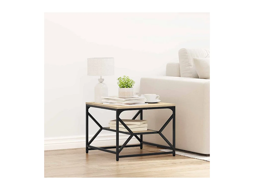 Table basse Chêne sonoma 51 x 50 x 40 cm