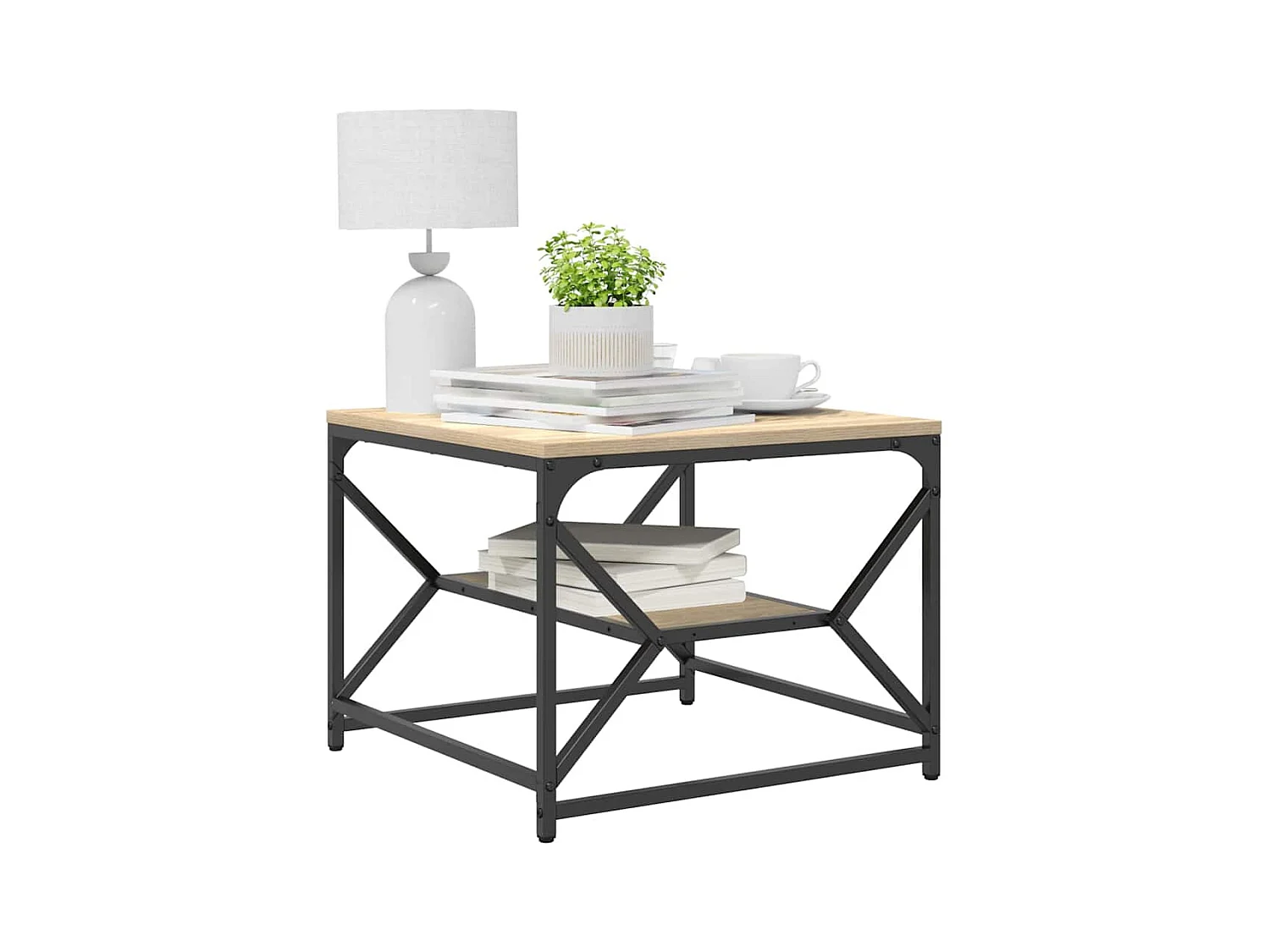 Table basse Chêne sonoma 51 x 50 x 40 cm