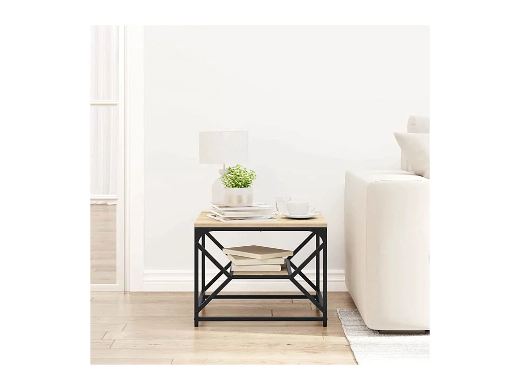 Table basse Chêne sonoma 51 x 50 x 40 cm